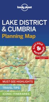Map  Lonely Planet Lake District & Cumbria Planning Map - Lonely Planet (Sheet map, folded) 25-03-2019 