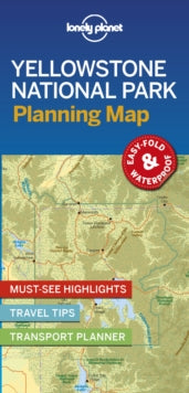 Map  Lonely Planet Yellowstone National Park Planning Map - Lonely Planet (Sheet map, folded) 13-03-2019 