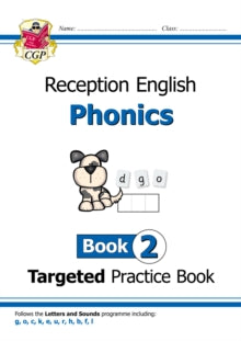 English Targeted Practice Book: Phonics - Reception Book 2 - CGP Books; CGP Books (Paperback) 22-05-2018 
