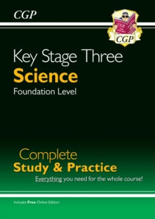 KS3 Science Complete Revision & Practice - Foundation (with Online Edition) - CGP Books; CGP Books (Paperback) 28-08-2018 