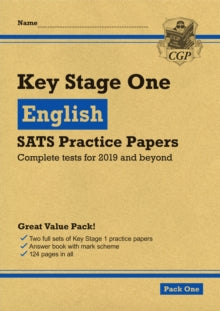KS1 English SATS Practice Papers: Pack 1 (for the 2022 tests) - CGP Books; CGP Books (Paperback) 30-08-2018 