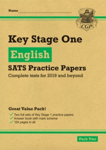 KS1 English SATS Practice Papers: Pack 2 (for the 2022 tests) - CGP Books; CGP Books (Paperback) 30-08-2018 
