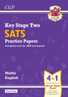 KS2 Maths and English SATS Practice Papers Pack (for the 2022 tests) - Pack 1 - CGP Books; CGP Books (Paperback) 30-08-2018 