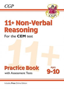 11+ CEM Non-Verbal Reasoning Practice Book & Assessment Tests - Ages 9-10 (with Online Edition) - CGP Books; CGP Books (Paperback) 14-01-2019 