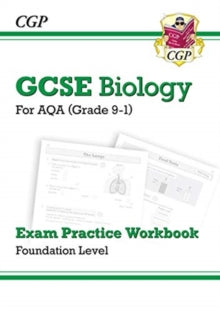 New GCSE Biology AQA Exam Practice Workbook - Foundation - CGP Books; CGP Books (Paperback) 31-05-2019 