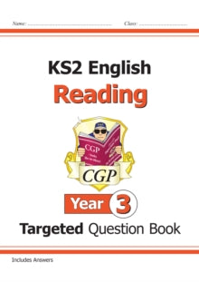 New KS2 English Targeted Question Book: Reading - Year 3 - CGP Books; CGP Books (Paperback) 19-08-2019 