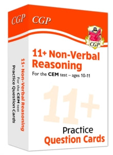 New 11+ CEM Non-Verbal Reasoning Practice Question Cards - Ages 10-11 - CGP Books; CGP Books (Mixed media product) 12-08-2019 