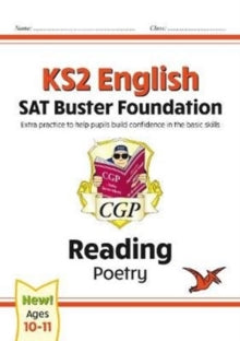 New KS2 English Reading SAT Buster Foundation: Poetry (for the 2022 tests) - CGP Books; CGP Books (Paperback) 17-09-2019 