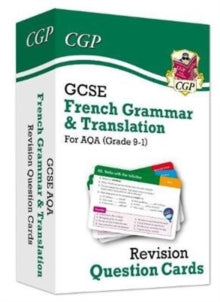 New Grade 9-1 GCSE AQA French: Grammar & Translation Revision Question Cards - CGP Books; CGP Books (Mixed media product) 02-01-2020 