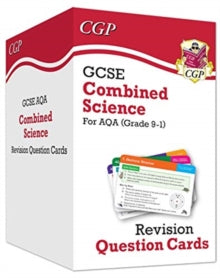 New 9-1 GCSE Combined Science AQA Revision Question Cards: All-in-one Biology, Chemistry & Physics - CGP Books (Mixed media product) 06-12-2019 