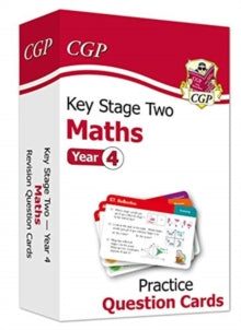 New KS2 Maths Practice Question Cards - Year 4 - CGP Books; CGP Books (Mixed media product) 02-06-2020 