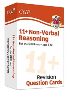 New 11+ CEM Revision Question Cards: Non-Verbal Reasoning - Ages 9-10 - CGP Books; CGP Books (Mixed media product) 05-06-2020 