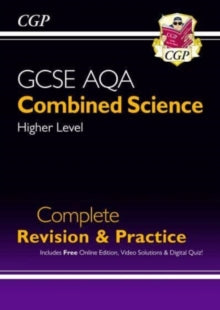 New GCSE Combined Science AQA Higher Complete Revision & Practice w/ Online Ed, Videos & Quizzes - CGP Books; CGP Books (Paperback) 18-05-2020 