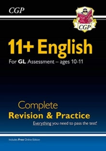 New 11+ GL English Complete Revision and Practice - Ages 10-11 (with Online Edition) - CGP Books; CGP Books (Paperback) 23-06-2020 