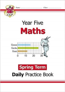 New KS2 Maths Daily Practice Book: Year 5 - Spring Term - CGP Books; CGP Books (Paperback) 27-08-2020 
