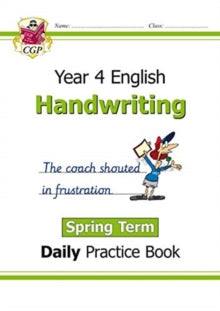 New KS2 Handwriting Daily Practice Book: Year 4 - Spring Term - CGP Books; CGP Books (Paperback) 28-09-2020 