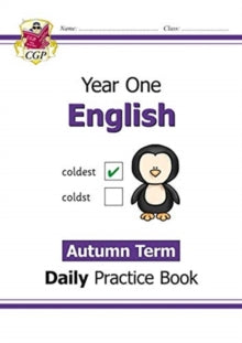 New KS1 English Daily Practice Book: Year 1 - Autumn Term - CGP Books; CGP Books (Paperback) 03-09-2020 