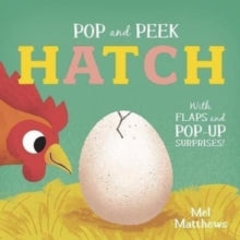 Pop and Peek  Pop and Peek: Hatch: With flaps and pop-up surprises! - Mel Matthews (Board book) 31-03-2022 