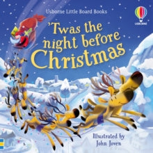 Little Board Books  'Twas the Night Before Christmas - John Joven; Usborne (Board book) 13-10-2022 
