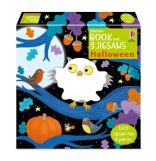 Book and 3 Jigsaws  Usborne Book and 3 Jigsaws: Halloween - Jo Rooks; Kate Nolan (Paperback) 14-09-2023 
