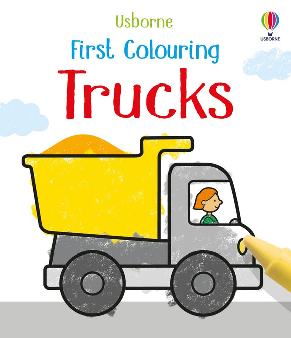 First Colouring  First Colouring Trucks - Kate Nolan; Jenny Addison  (Paperback) 13-04-2023 