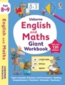 Usborne Workbooks  Usborne English and Maths Giant Workbook 8-9 - Usborne; Magda Brol (Paperback) 08-06-2023 