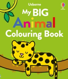 Big Colouring  My Big Animal Colouring Book - Jenny Addison (Paperback) 01-02-2024 