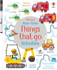Wipe-clean Activities  Wipe-Clean Things That Go Activities - Kirsteen Robson; Gareth Williams (Paperback) 04-01-2024 