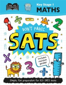 Help With Homework  Key Stage 1 Maths: Don't Panic SATs - Igloo Books (Paperback) 21-01-2020 