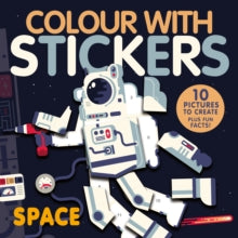 Colour with Stickers  Colour With Stickers: Space - Jonny Marx (Paperback) 08-07-2021 