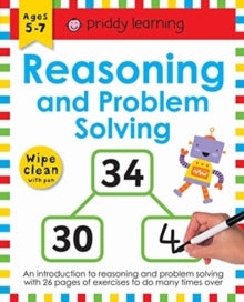 Wipe Clean Workbooks  Reasoning and Problem Solving - Roger Priddy (Spiral bound) 12-05-2020 