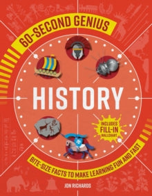 60-Second Genius - History: Bite-size facts to make learning fun and fast - Mortimer Children's Books (Paperback) 16-09-2021 