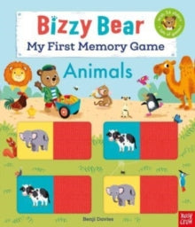 Bizzy Bear  Bizzy Bear: My First Memory Game Book: Animals - Benji Davies; Camilla Reid (Board book) 07-04-2022 