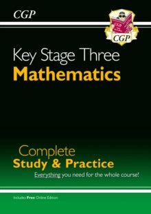 KS3 Maths Complete Revision & Practice - Higher (with Online Edition) - CGP Books; CGP Books (Paperback) 30-07-2004 