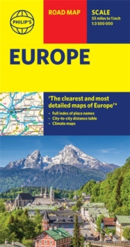 Philip's Sheet Maps  Philip's Europe Road Map - Philip's Maps (Sheet map) 10-06-2021 