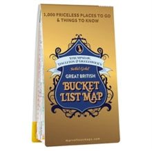 Marvellous Maps  ST&G's Solid Gold Great British Bucket List Map -  (Sheet map, folded) 20-02-2023 