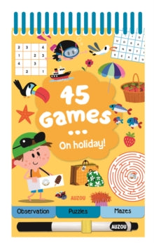 45 Games... on Holidays! - Auzou Publishing (Mixed media product) 01-07-2017 