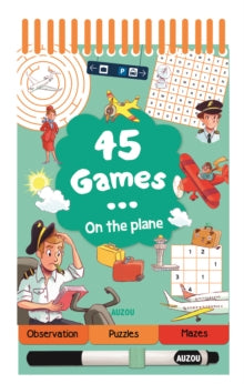 45 Games on the Plane - Auzou Publishing (Paperback) 05-06-2018 